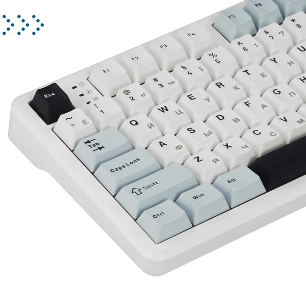 Клавиатуры AULA F108 Pro Light Blue-White-Black